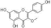 structure of CAS# 1592-70-7, 山柰酚 3-单甲基醚