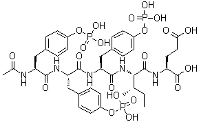 CAS 登录号：159439-85-7, N-乙酰基-O-膦酰-L-酪氨酰-O-膦酰-L-酪氨酰-O-膦酰-L-酪氨酰-L-异亮氨酰-L-谷氨酸