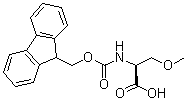 structure of CAS# 159610-93-2, N-[芴甲氧羰基]-O-甲基-L-丝氨酸