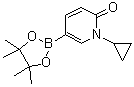 structure of CAS# 1596367-55-3, 1-环丙基-6-氧代-1,6-二氢吡啶-3-硼酸频哪醇酯