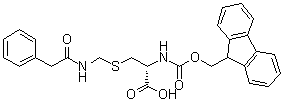 structure of CAS# 159680-21-4, N-[芴甲氧羰基]-S-[[(2-苯基乙酰基)氨基]甲基]-L-半胱氨酸