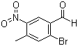 structure of CAS# 159730-72-0, 2-溴-4-甲基-5-硝基苯甲醛