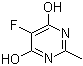 structure of CAS# 1598-63-6, 5-氟-2-甲基嘧啶-4,6-二醇