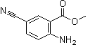 structure of CAS# 159847-81-1, 2-Amino-5-cyanobenzoic acid methyl ester