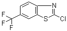 structure of CAS# 159870-86-7, 2-Chloro-6-(trifluoromethyl)benzothiazole
