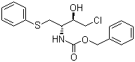 CAS 登录号：159878-02-1, [(1R,2S)-3-氯-2-羟基-1-[(苯基硫)甲基]丙基]氨基甲酸苄酯