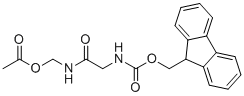 structure of CAS# 1599440-06-8, [2-(Fmoc-amino)acetamido]methyl Acetate