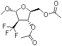 CAS # 159945-02-5, Methyl-2-deoxy-2-(trifluoromethyl)-alpha-D-arabinofuranoside diacetate