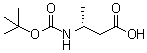 structure of CAS# 159991-23-8, (R)-3-(叔丁氧羰基氨基)丁酸