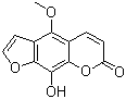 CAS # 1603-47-0, 8-Hydroxybergapten, 9-Hydroxy-4-methoxypsoralen, 9-Hydroxy-4-methoxy-7H-furo[3,2-g][1]benzopyran-7-one
