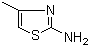 CAS # 1603-91-4, 2-Amino-4-methylthiazole, 4-Metyl-2-thiazolamine