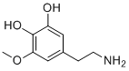 CAS # 16032-86-3, 5-(2-Aminoethyl)-3-methoxy-1,2-benzenediol, 3-methoxy-4,5-dihydroxyphenethylamine