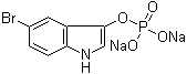 structure of CAS# 16036-59-2, 5-溴吲哚-3-醇磷酸二氢酯二钠盐