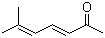 structure of CAS# 1604-28-0, 6-甲基-3,5-庚二烯-2-酮