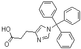 structure of CAS# 160446-35-5, 1-(三苯基甲基)-1H-咪唑-4-丙酸