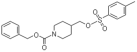 structure of CAS# 160586-68-5, 4-(Tosyloxymethyl)-N-(carbobenzyloxy)piperidine