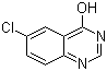structure of CAS# 16064-14-5, 4-羟基-6-氯喹唑啉