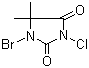 CAS # 16079-88-2, 1-Bromo-3-chloro-5,5-dimethylhydantoin, 1-Bromo-3-chloro-5,5-dimethylimidazolidine-2,4-dione