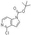 CAS 登录号：1609259-26-8, 4-氯-1H-吡咯并[3,2-c]吡啶-1-羧酸叔丁酯