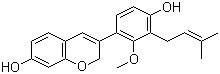 CAS # 161099-42-9, Bidwillol A, 3-[4-Hydroxy-2-methoxy-3-(3-methyl-2-buten-1-yl)phenyl]-2H-1-benzopyran-7-ol