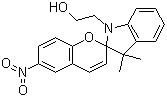 CAS 登录号：16111-07-2, N-羟乙基-3,3-二甲基-6-硝基吲哚啉螺吡喃