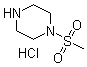 structure of CAS# 161357-89-7, 1-Methanesulfonylpiperazine hydrochloride