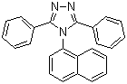 structure of CAS# 16152-10-6, 3,5-Diphenyl-4-(1-naphthyl)-1H-1,2,4-triazole
