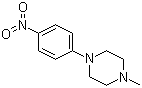 structure of CAS# 16155-03-6, 1-Methyl-4-(4-nitrophenyl)piperazine