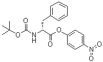 N-[(1,1-Dimethylethoxy)carbonyl]-D-phenylalanine 4-nitrophenyl ester molecular structure (CAS 16159-70-9)