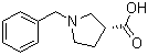 (S)-1-Benzylpyrrolidine-3-carboxylic acid molecular structure (CAS 161659-80-9)