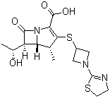 structure of CAS# 161715-21-5, 泰比培南