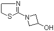 CAS # 161715-27-1, 3-Hydroxy-1-(1,3-thiazolin-2-yl)azetidine