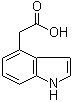 structure of CAS# 16176-74-2, 1H-Indole-4-acetic acid