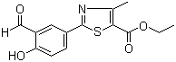 CAS # 161798-01-2, Ethyl 2-(3-formyl-4-hydroxyphenyl)-4-methylthiazole-5-carboxylate