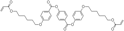 CAS 登录号：161841-15-2, 4-[[6-[(1-氧代-2-丙烯基)氧基]己基]氧基]苯甲酸 4-[[4-[[6-[(1-氧代-2-丙烯基)氧基]己基]氧基]苯氧基]羰基]苯基酯