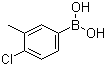 structure of CAS# 161950-10-3, 4-氯-3-甲基苯硼酸