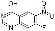 structure of CAS# 162012-69-3, 7-氟-6-硝基-4-羟基喹唑啉