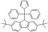 CAS # 162024-88-6, 9-(2,4-Cyclopentadien-1-yldiphenylmethyl)-2,7-bis(1,1-dimethylethyl)-9H-fluorene