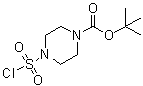CAS 登录号：162046-65-3, 4-(氯磺酰基)-1-哌嗪羧酸叔丁酯