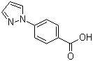 structure of CAS# 16209-00-0, 4-(1H-吡唑-1-基)苯甲酸