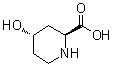 structure of CAS# 1622-20-4, trans-4-Hydroxy-2-piperidinecarboxylic acid