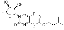 structure of CAS# 162204-30-0, 5'-Deoxy-5-fluoro-N4-(isopentyloxycarbonyl)cytidine