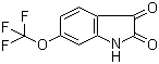 structure of CAS# 162252-92-8, 6-(三氟甲氧基)-1H-吲哚-2,3-二酮