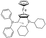 CAS # 162291-01-2, (1S)-1-(Dicyclohexylphosphino)-2-[(1S)-1-(diphenylphosphino)ethyl]ferrocene