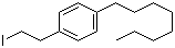 structure of CAS# 162358-07-8, 4-(2-碘代乙基)辛基苯