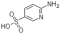 CAS # 16250-08-1, 6-Amino-3-pyridinesulfonic acid, 2-Amino-5-pyridinesulfonic acid, Pyridin-2-amino-5-sulfonic acid, Pyridine-2-amino-5-sulfonic acid