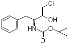structure of CAS# 162536-40-5, (2R,3S)-3-(叔丁氧羰基氨基)-1-氯-2-羟基-4-苯基丁烷