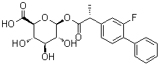 CAS 登录号：162992-67-8, R-氟比洛芬葡糖苷酸