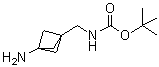 structure of CAS# 1630906-49-8, N-[(3-氨基双环[1.1.1]戊烷-1-基)甲基]氨基甲酸叔丁酯