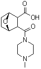 structure of CAS# 1632032-53-1, rel-(1R,4S)-3-[(4-甲基-1-哌嗪基)羰基]-7-氧杂双环[2.2.1]庚烷-2-羧酸